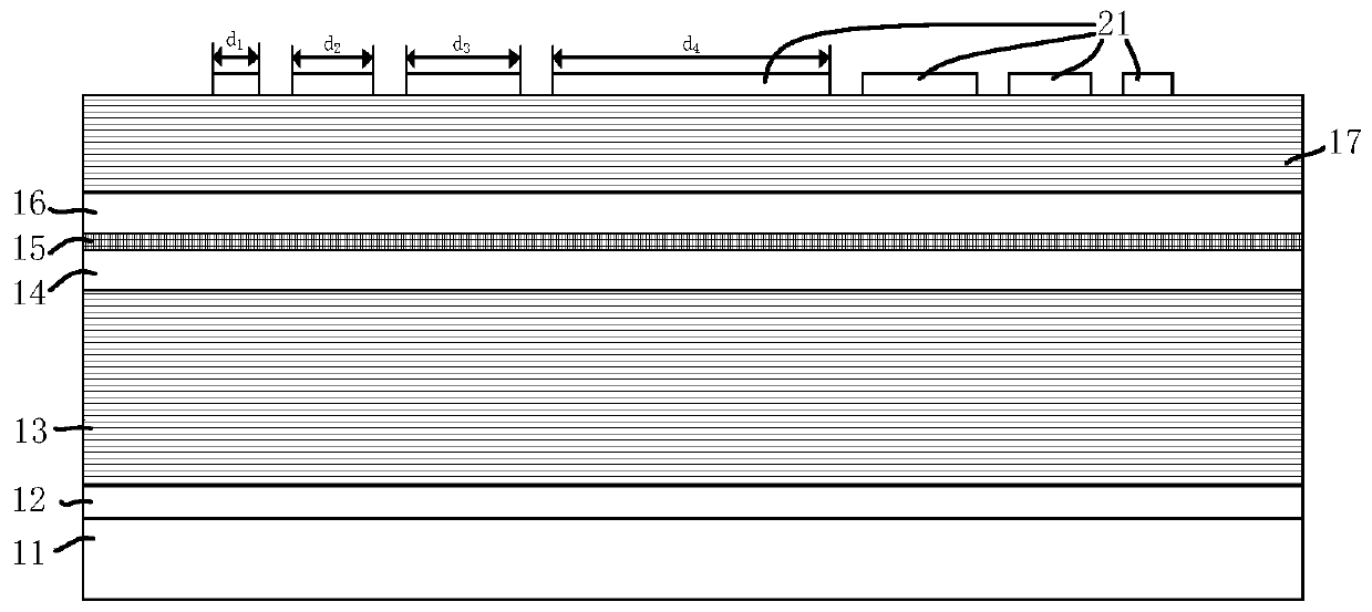 Proton injection grid VCSEL and preparation method thereof