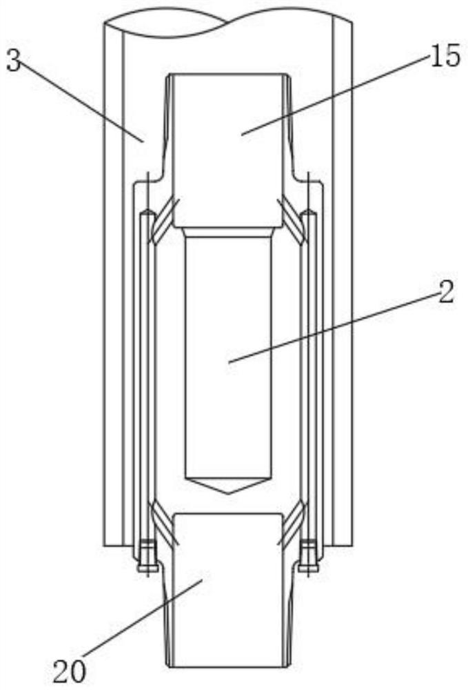 Novel oil pipe joint device