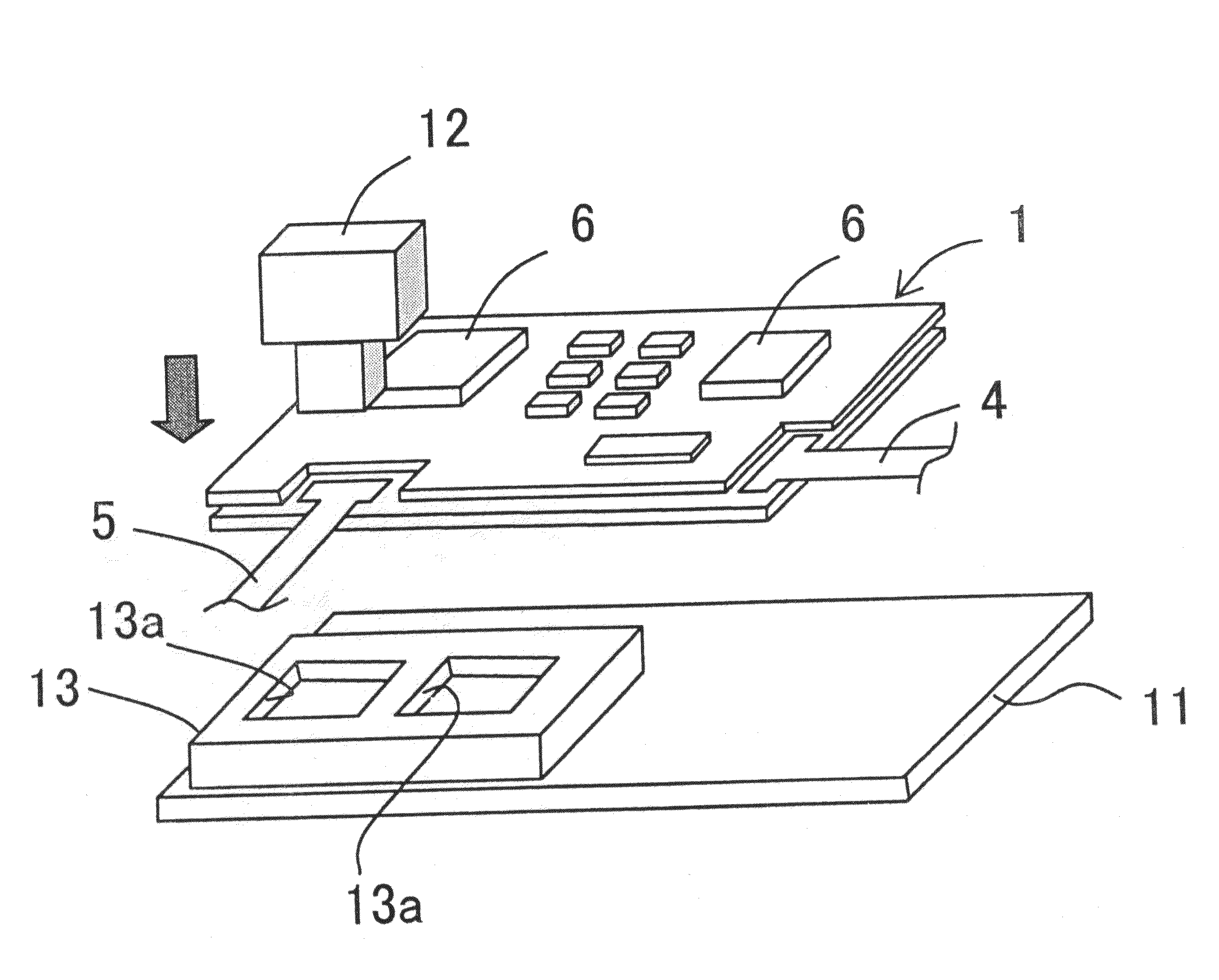 Wiring board receiving plate, and device and method for connection of wiring board using the same