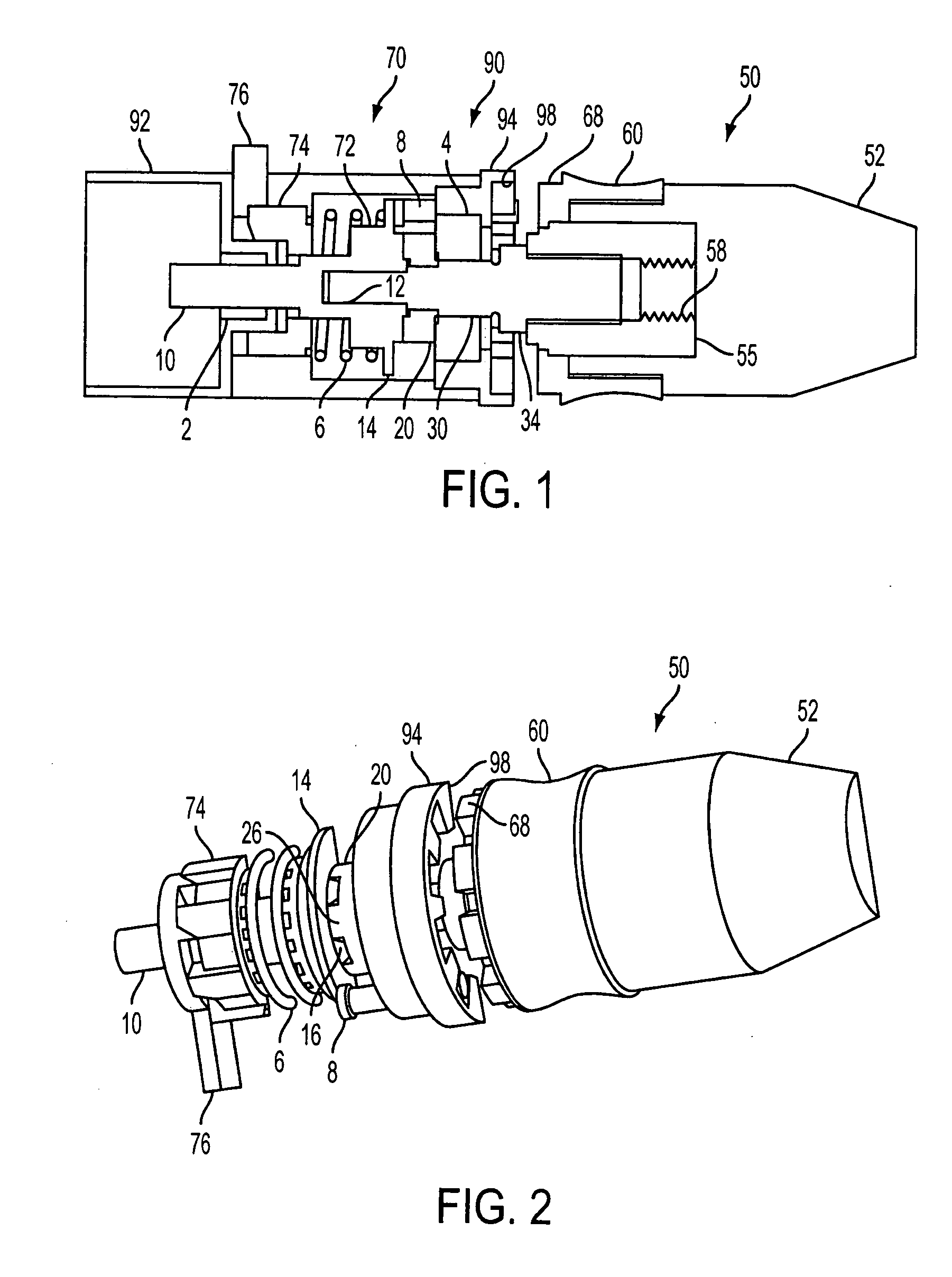 Dead spindle chucking system with sliding sleeve