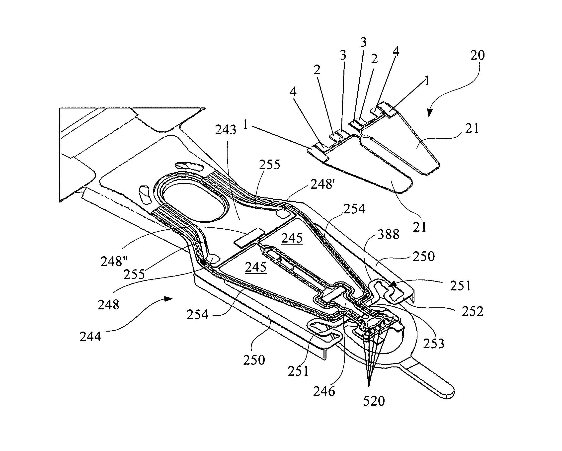 Disk drive head gimbal assembly including a PZT micro-actuator with a pair of separate PZT elements