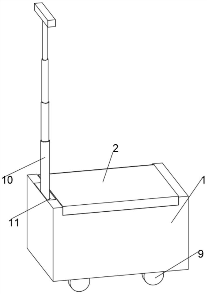 Transfer box for genetic detection