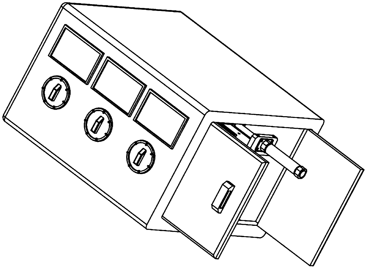 Automatic knob type switch control box