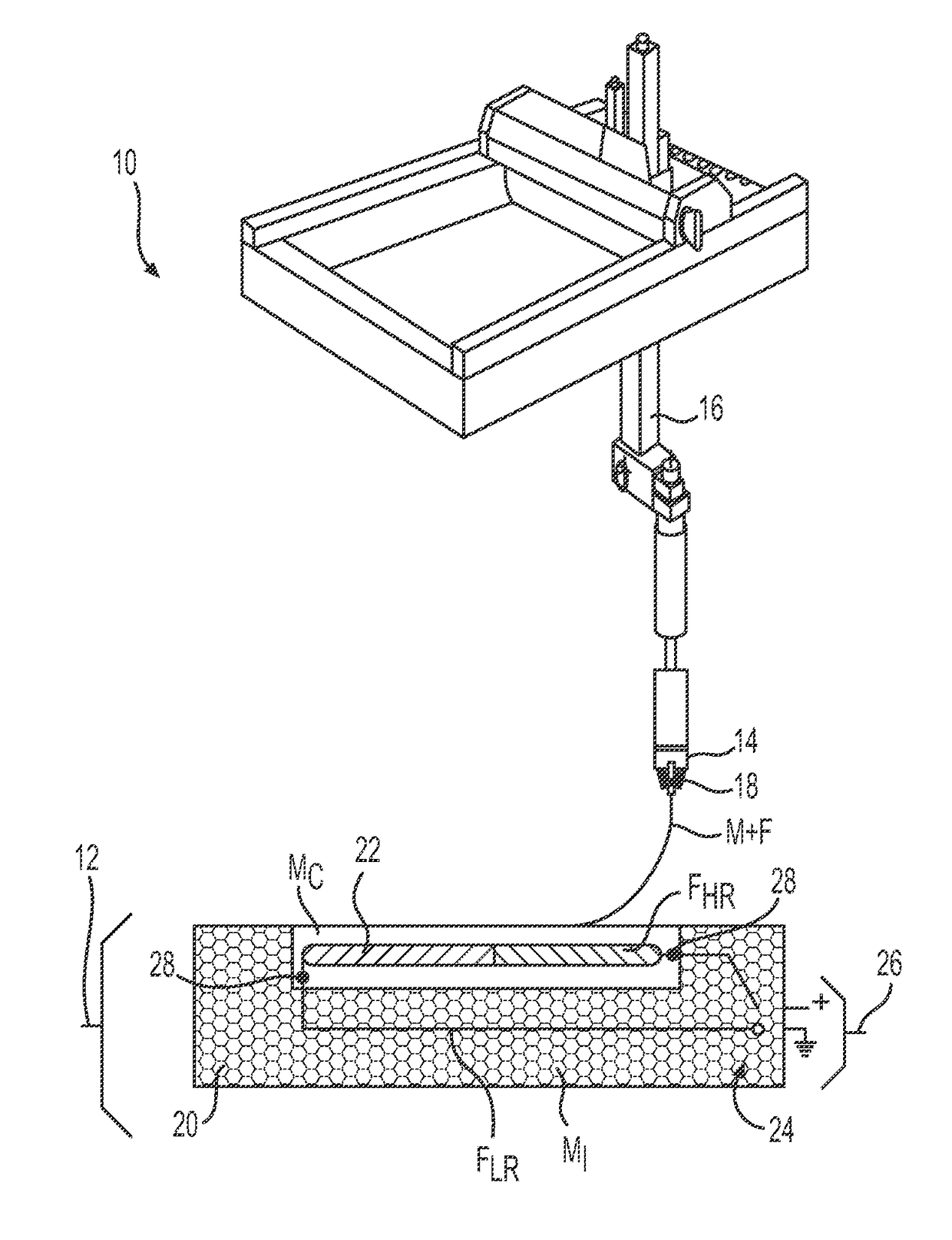 Additively manufactured composite heater