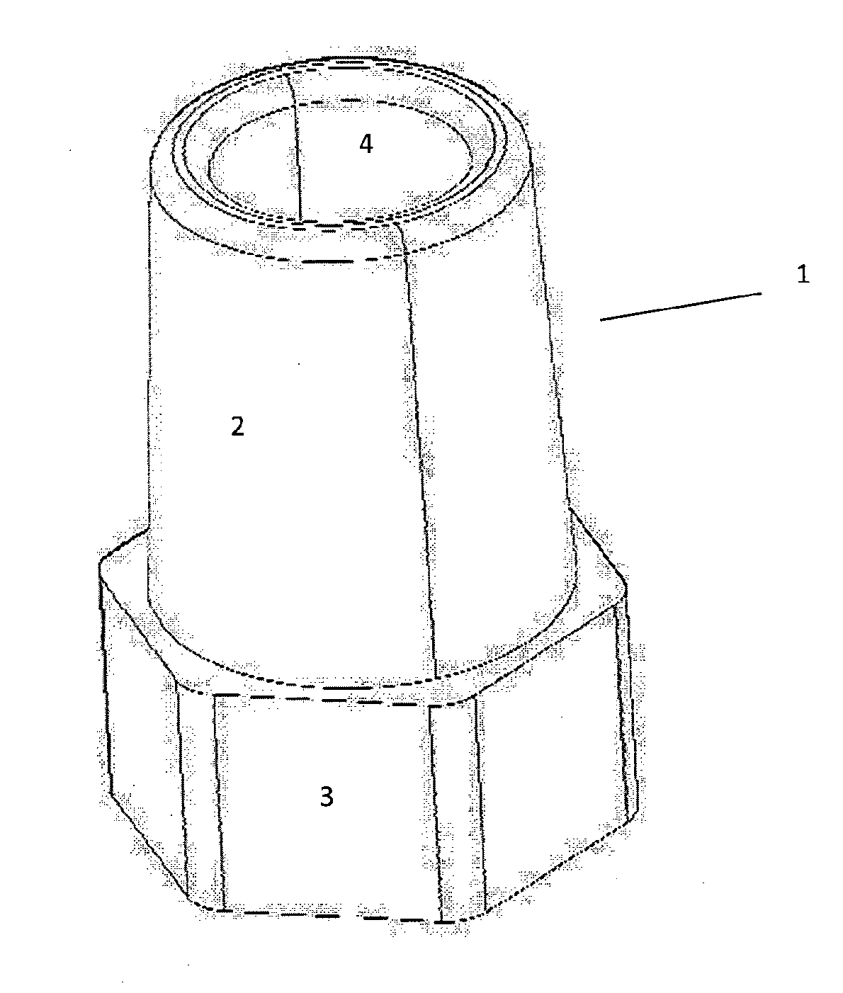 Shock absorbing crutch tip and method of manufacture