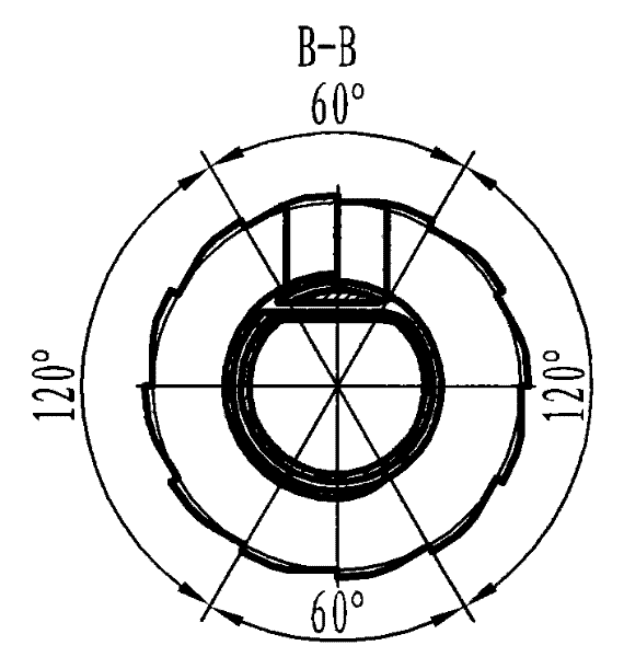 Integral duplex dual-polyline variable-amplitude winding drum of caterpillar crane