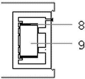 Electromagnetic action device improving high-field large-current electromagnetic launch force and being used for body to be launched