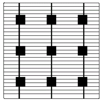 Net plate used for testing sheet resistance after wet etching operation