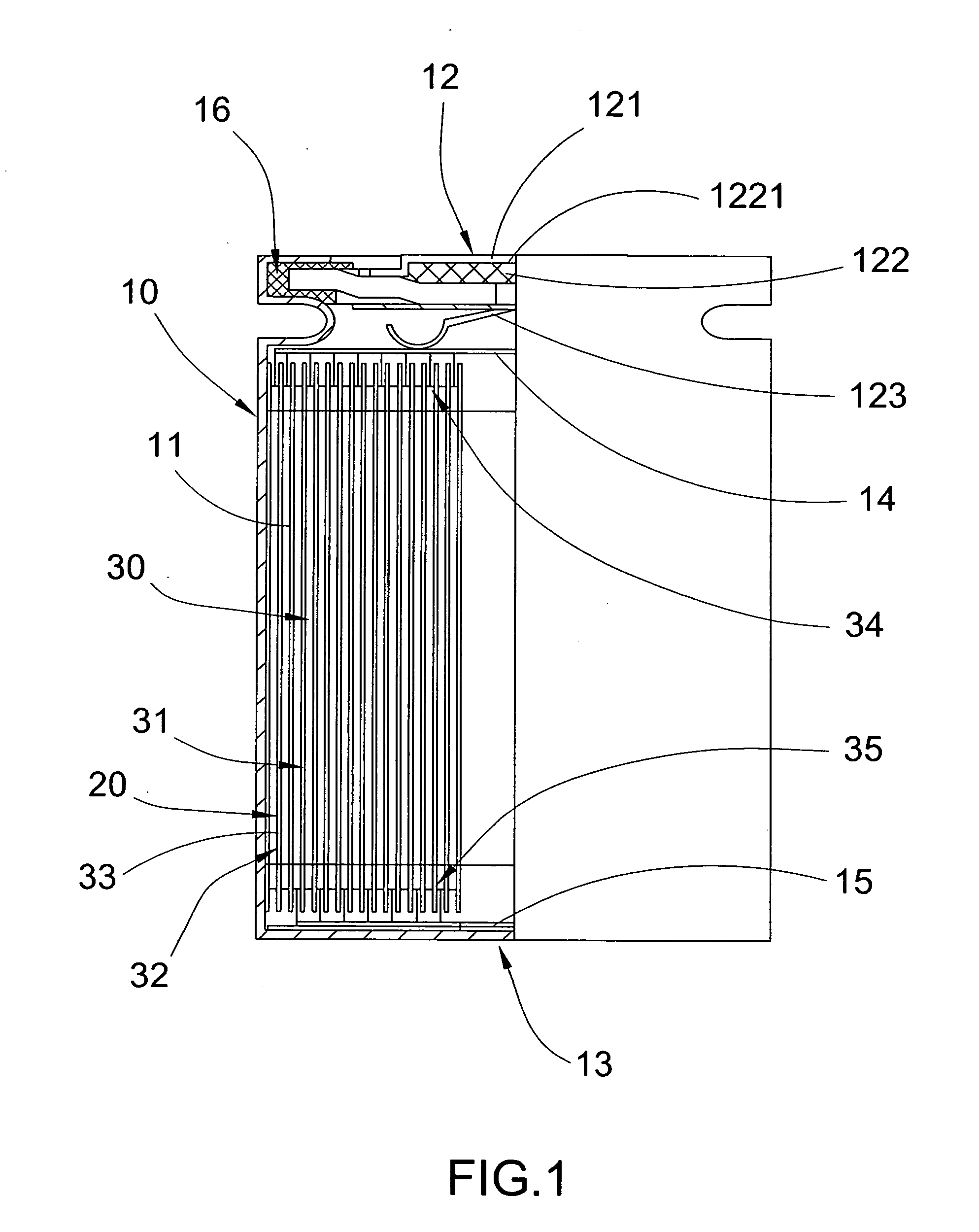 Nickel-zinc battery and manufacturing method thereof