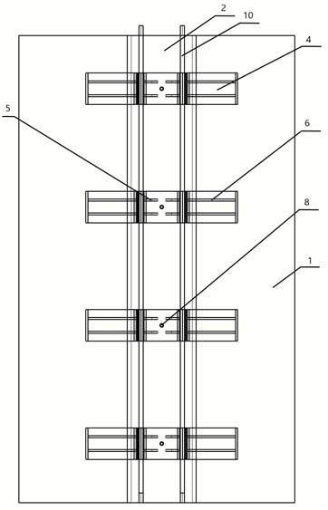 Formwork-free fabricated shear wall structure and connecting method
