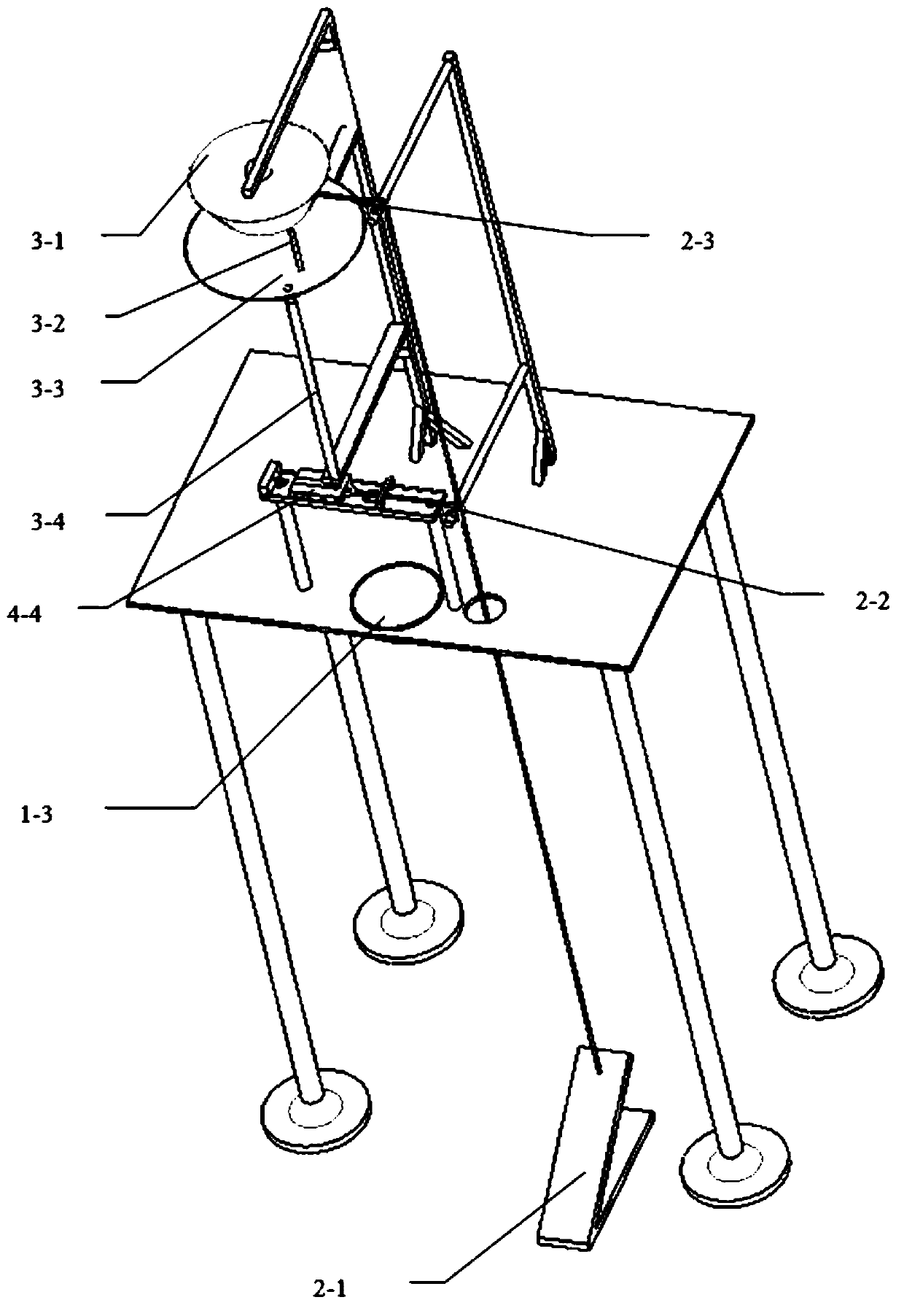 Locating Pin Locating Retrieval Mechanism