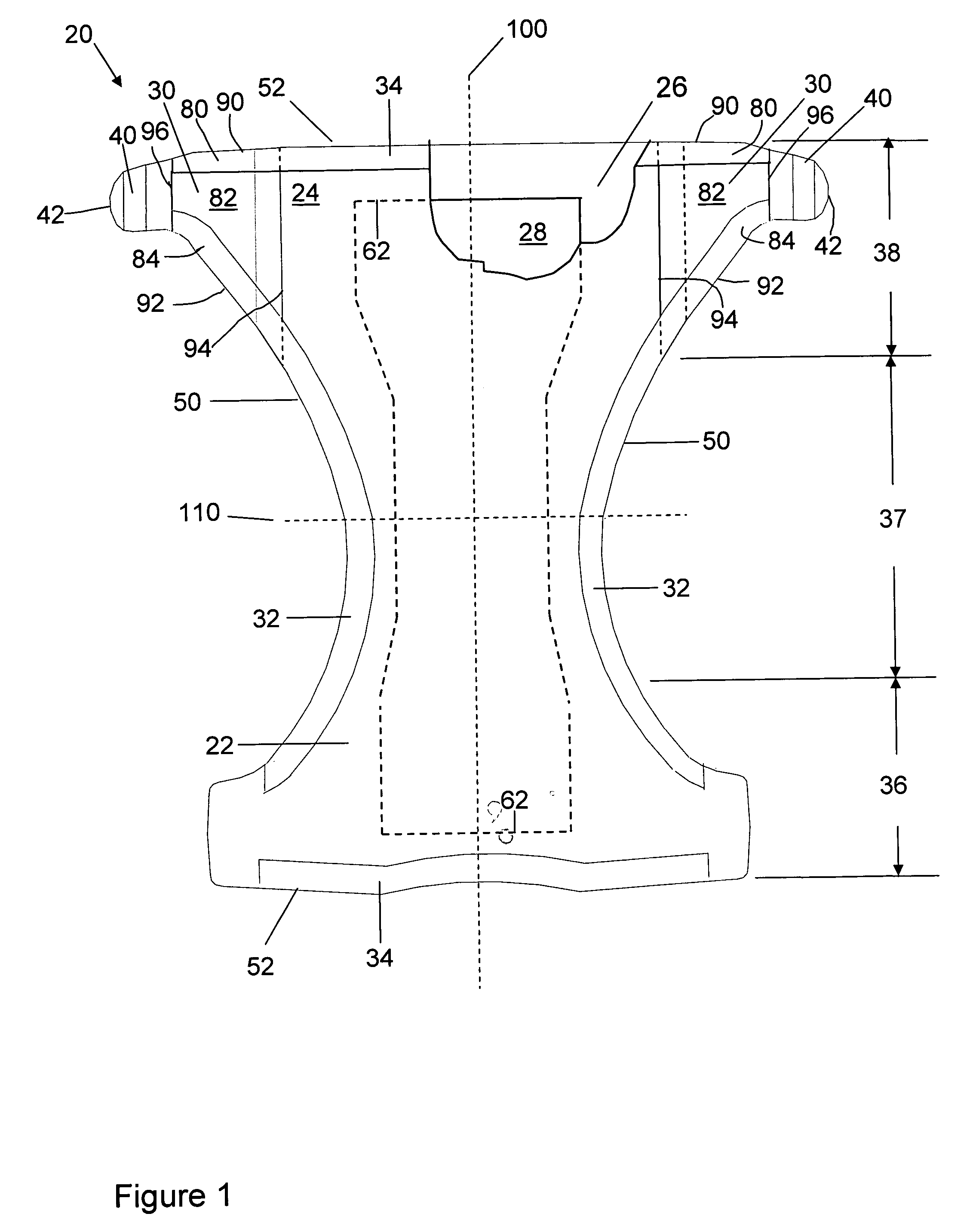 Disposable absorbent article having side panels with structurally, functionally and visually different regions