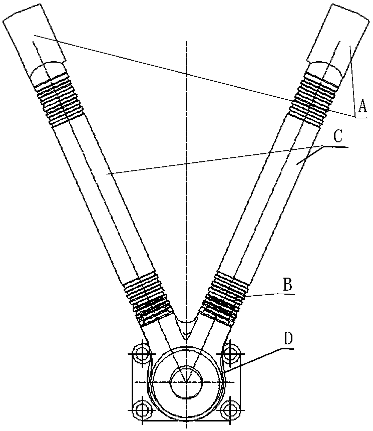 Novel thrust rod assembly