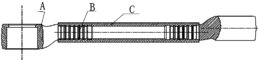 Novel thrust rod assembly