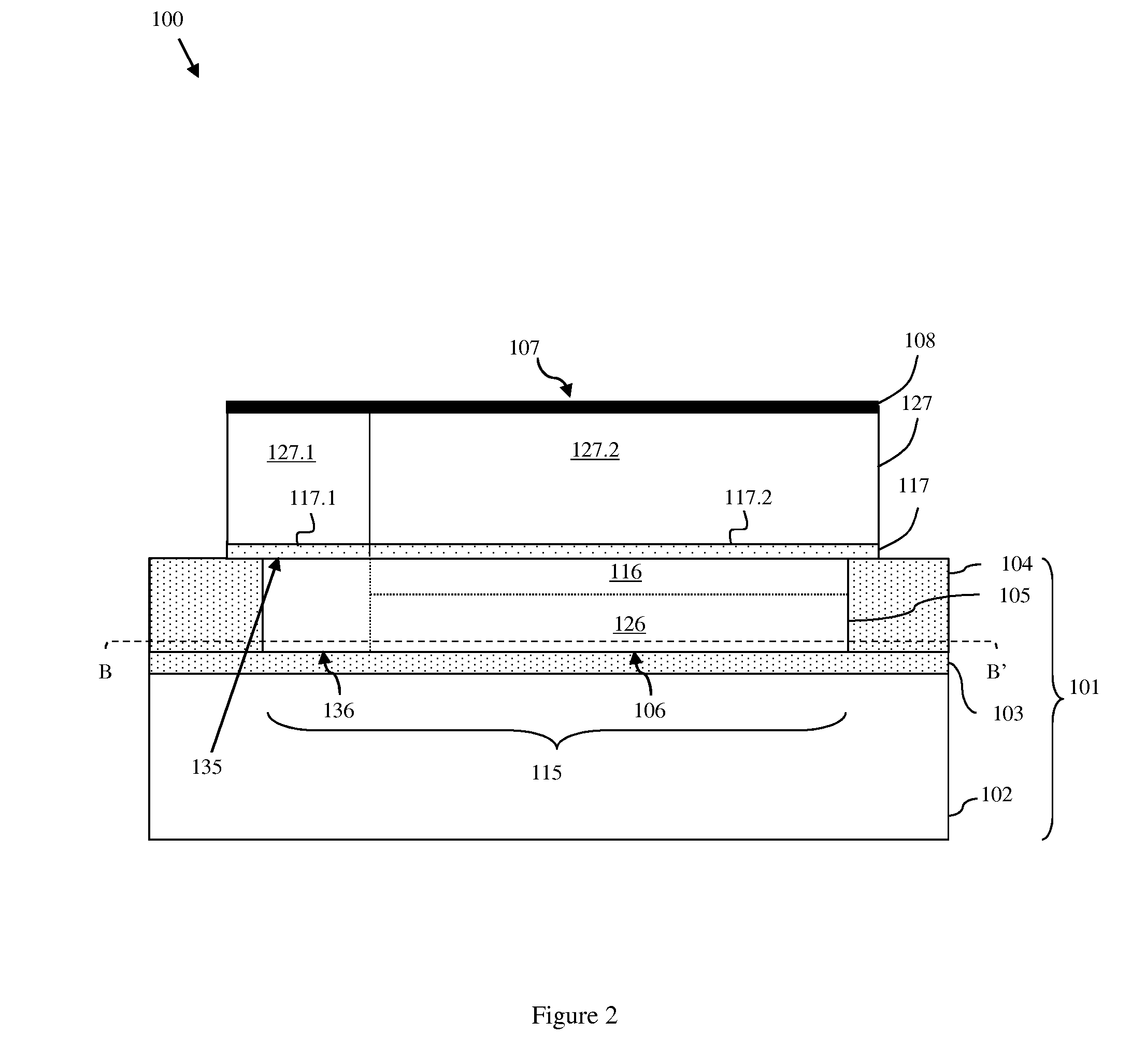 PARTIALLY DEPELETED (DP) SEMICONDUCTOR-ON-INSULATOR (SOI) FIELD EFFECT TRANSISTOR (FET) STRUCTURE WITH A GATE-TO-BODY TUNNEL CURRENT REGION FOR THRESHOLD VOLTAGE (Vt) LOWERING AND METHOD OF FORMING THE STRUCTURE