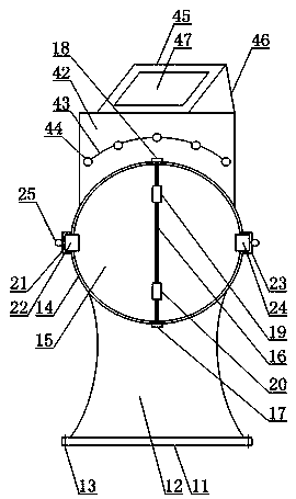 Reflector device for turning blind area of traffic curve