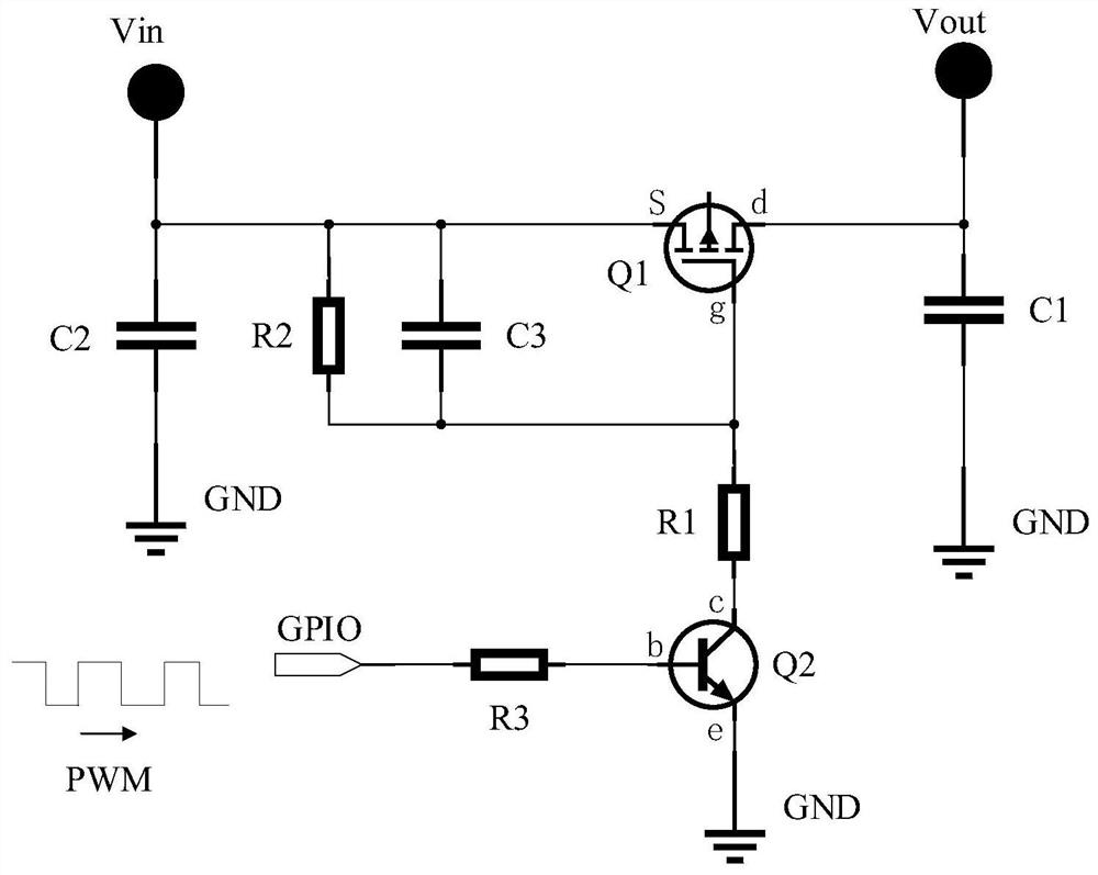 Switch control circuit and method for preventing voltage drop caused by overlarge load