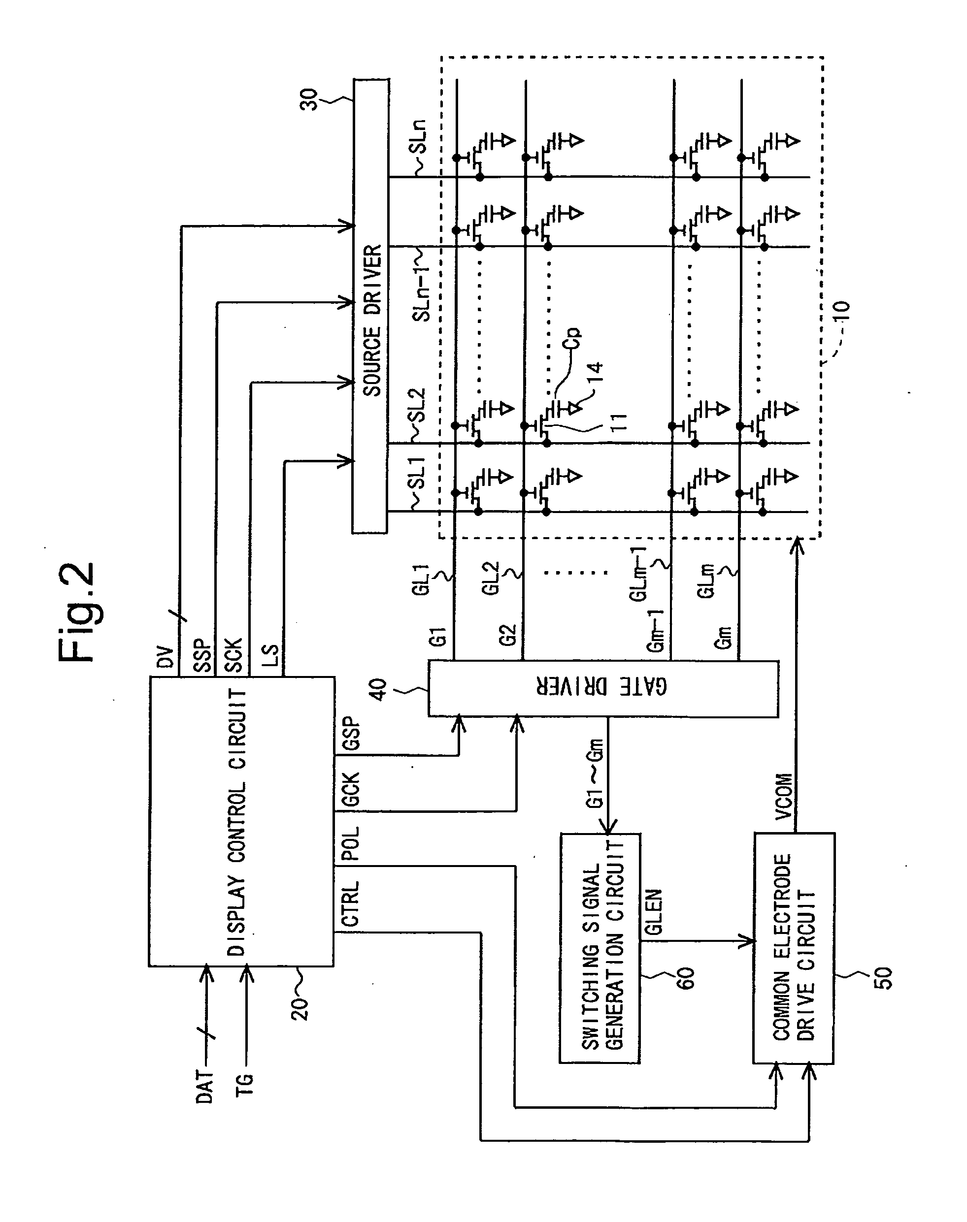 Liquid crystal display apparatus, drive circuit therefor, and drive method therefor