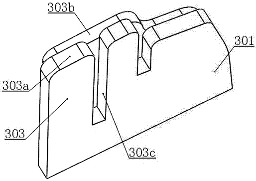 Connecting structure used for assembling five-star foot pedestal and supporting foot