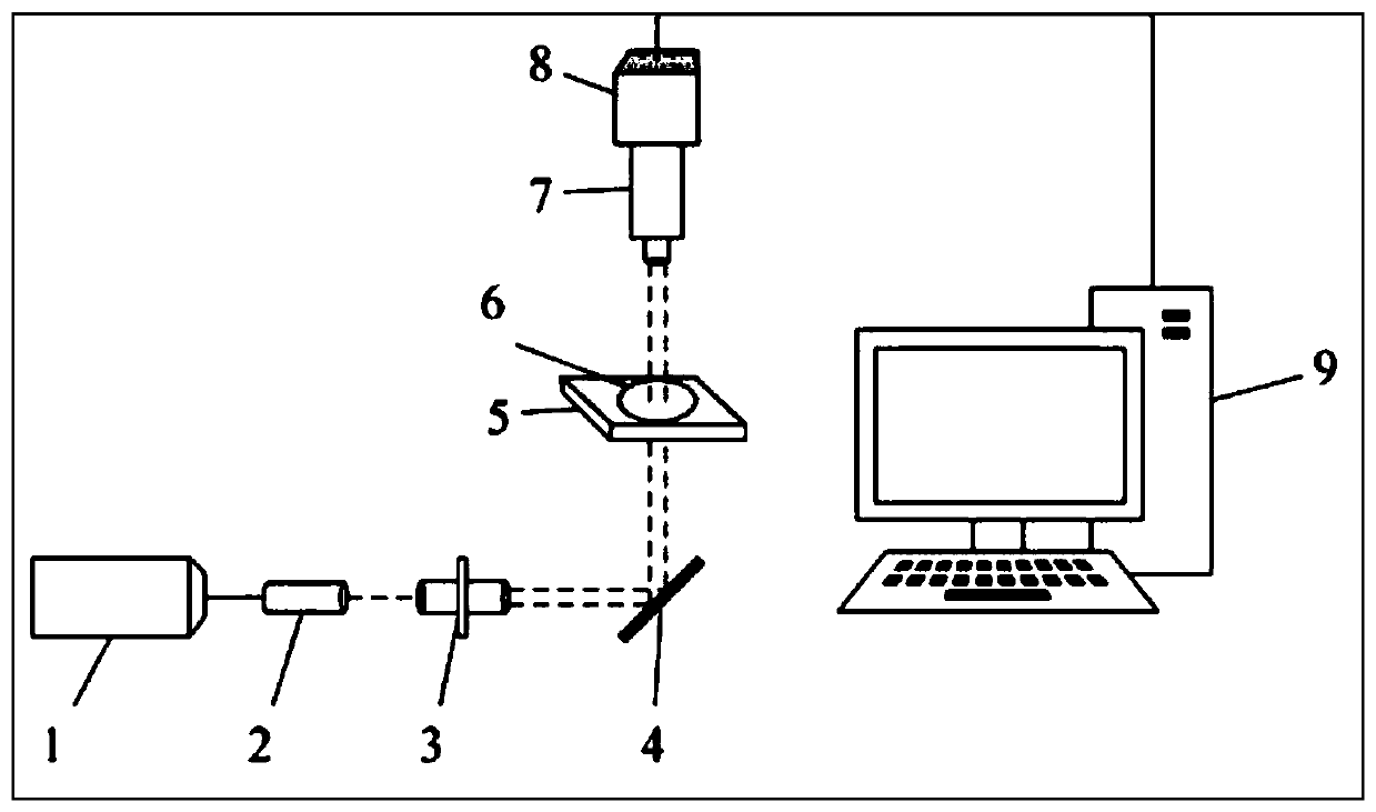 Method and device for speckle blood flow imaging based on component analysis