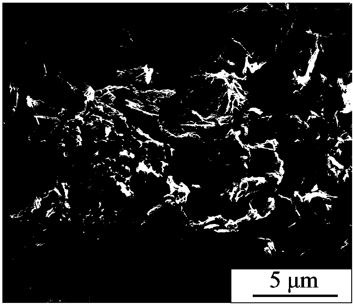 A kind of nano flake doped polyaniline electromagnetic shielding material and preparation method thereof