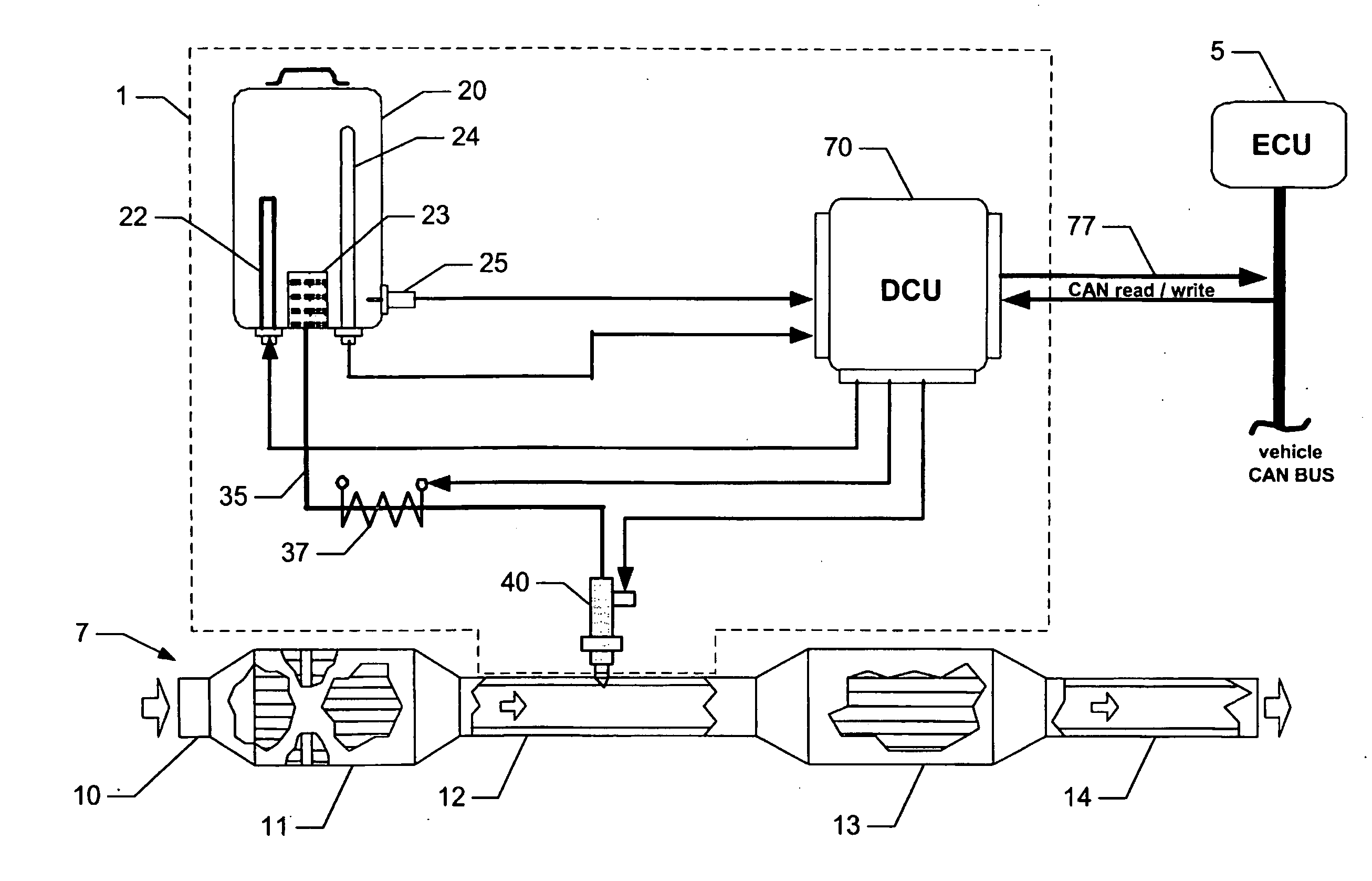 Reagent dosing system and method of dosing reagent