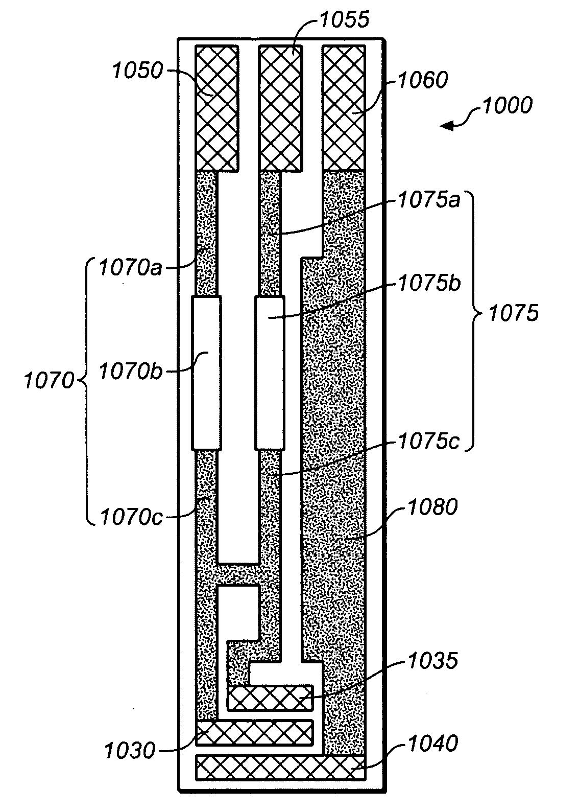 Method for manufacturing a strip for use with a multi-input meter