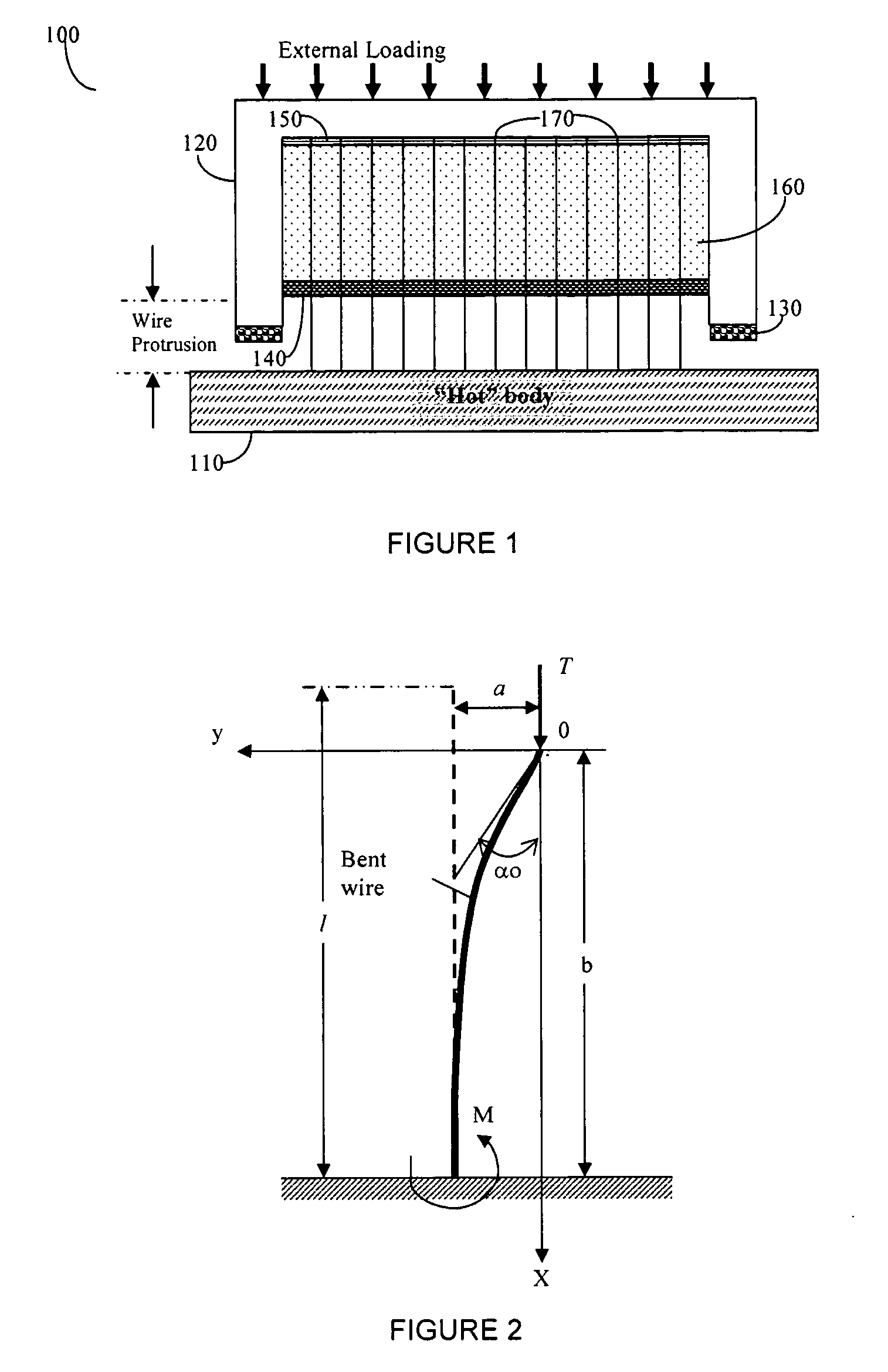 Apparatus and test device for the application and measurement of prescribed, predicted and controlled contact pressure on wires