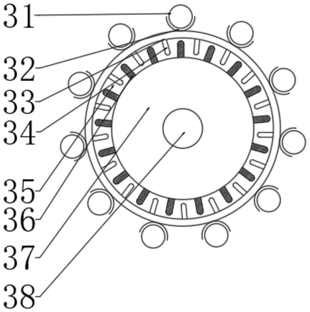 Rapid blood drawing device for group physical examination