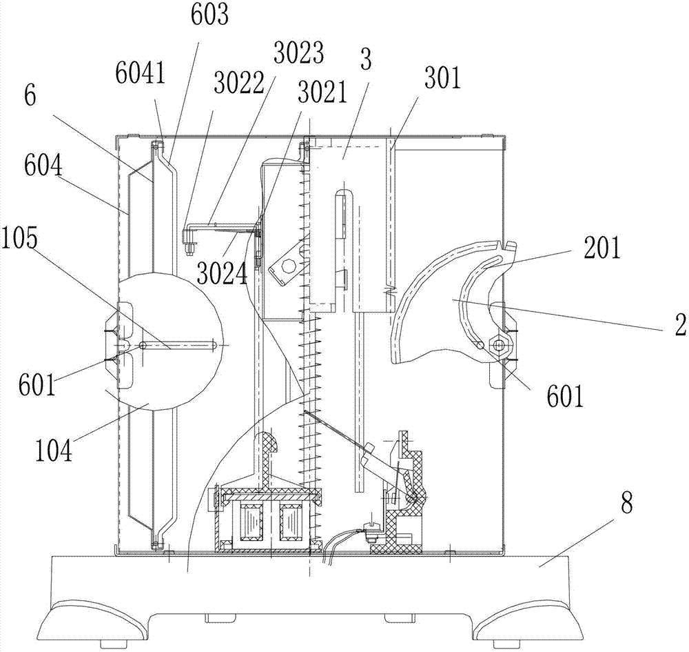 Mica sheet moving device for toaster and toaster thereof