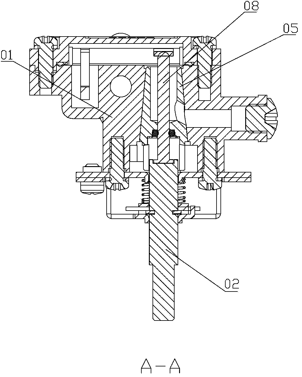 Plug valve assembly for embedded gas stove