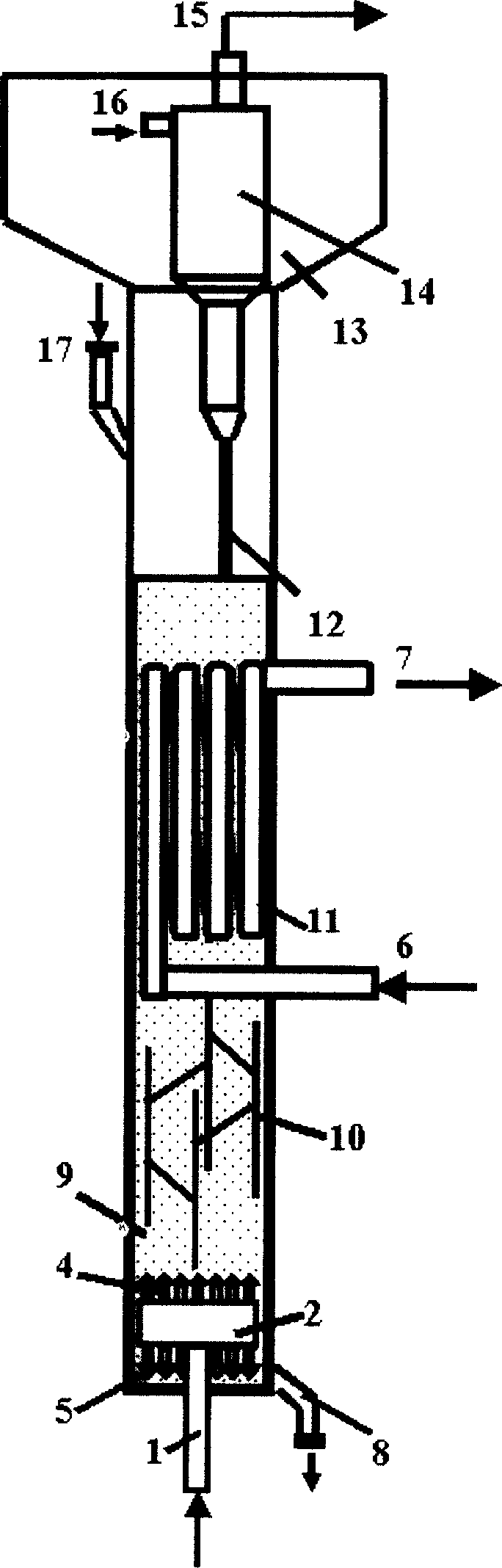 Gas distributor in fluidized bed of aniline synthesis and aniline synthesis method
