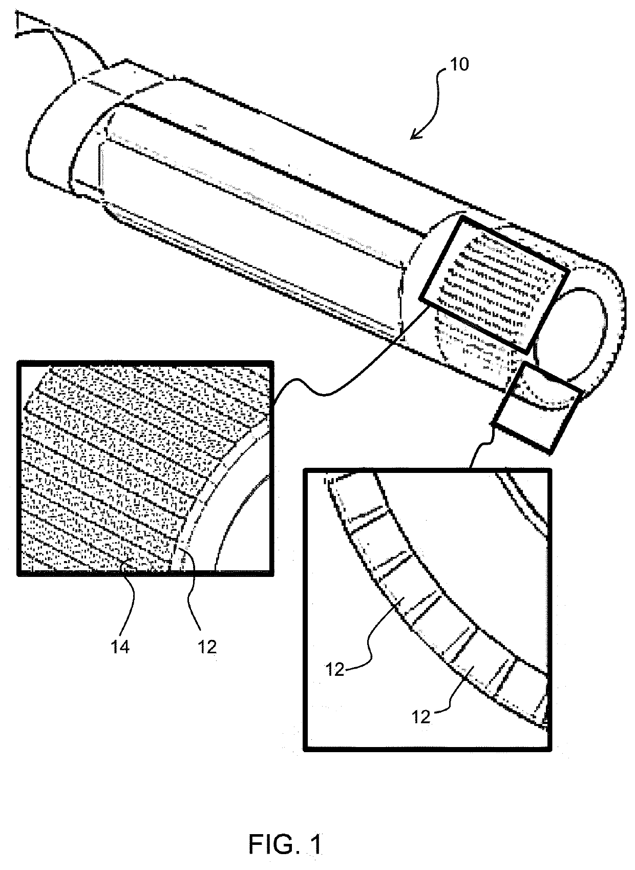 Ultrasound imaging system using an array of transducer elements and an imaging method