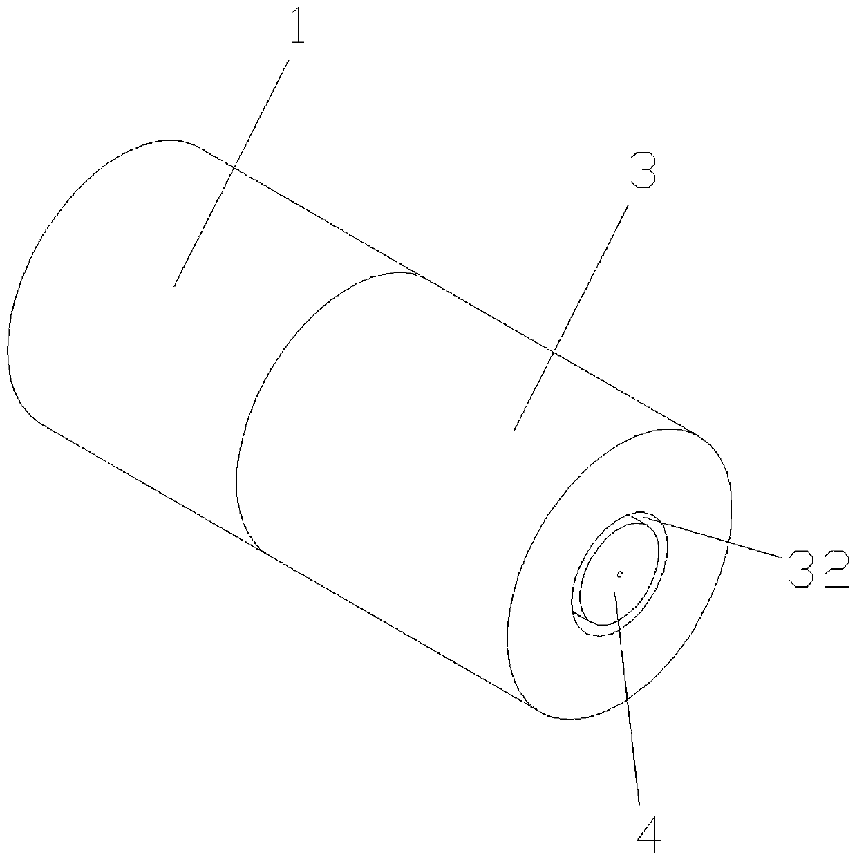 Two-way stretching mold for polytetrafluoroethylene hollow fibrous membrane