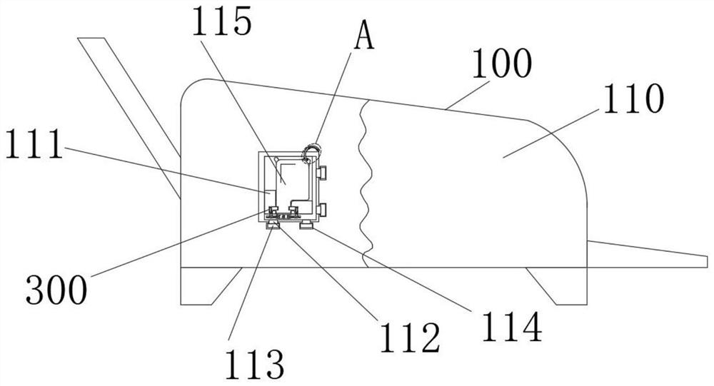 Ink cartridge placement plate with self-locking fixing mechanism for printing equipment