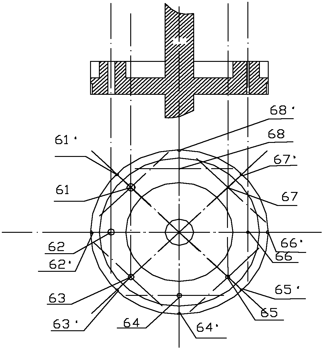Rotary adjustable water waveguide laser processing device