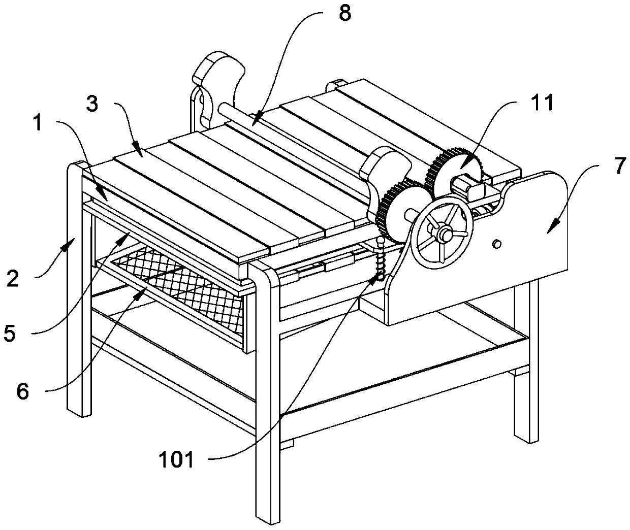 Lotus seed extraction device