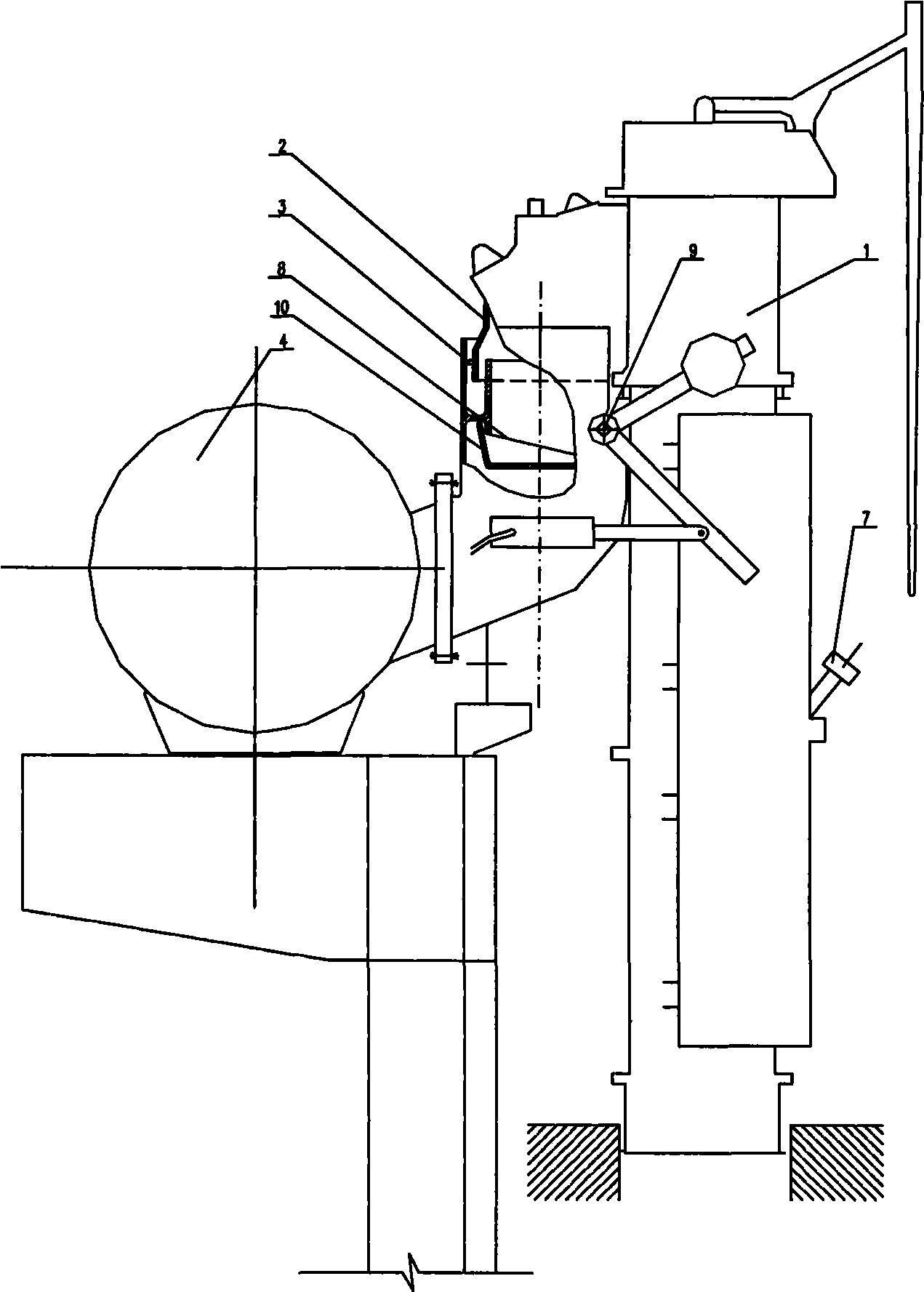 Automatic pressure regulating method and device for coke oven chamber