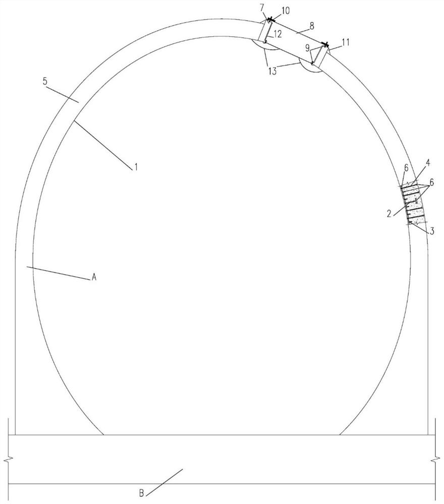 A reactor single-layer containment vessel and its construction method