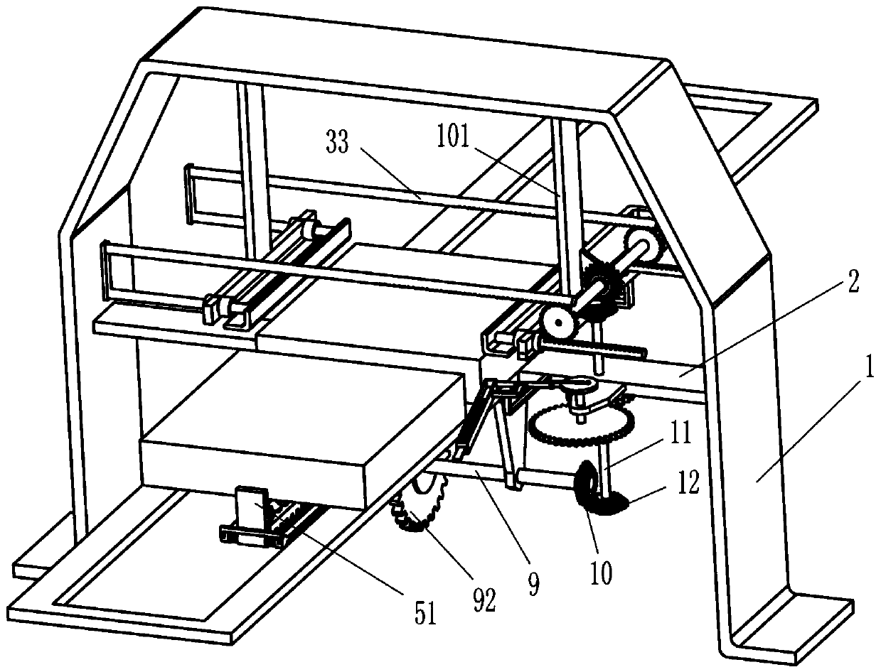 Television packaging edge folding and nailing device