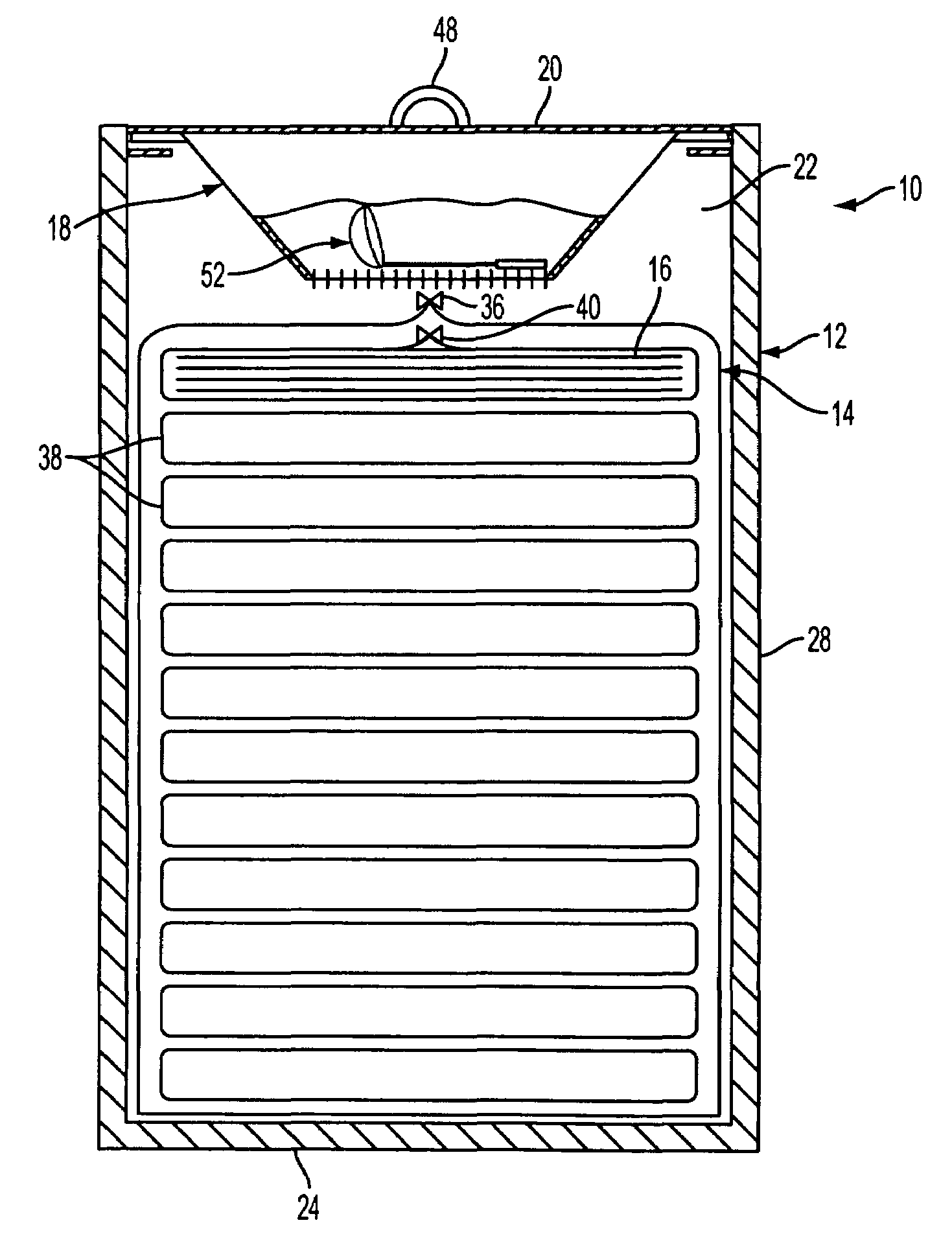 Point-of-use water treatment assembly