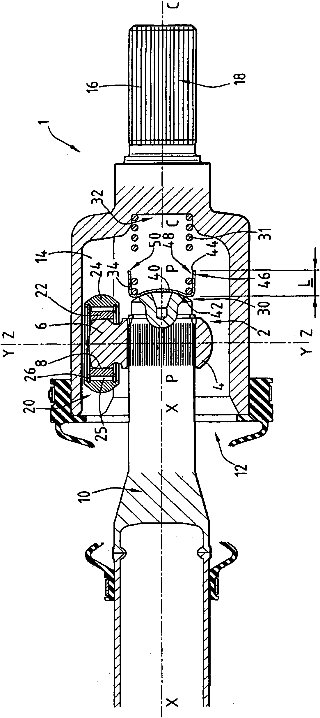 Homokinetic joint