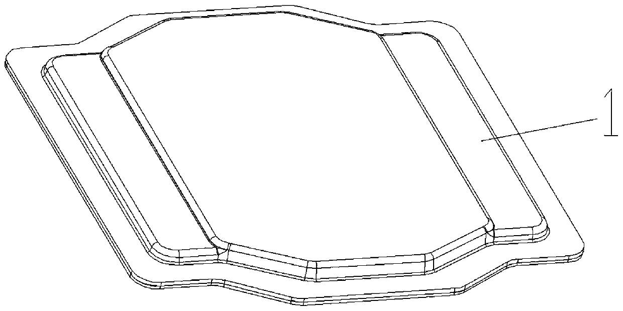 Radiator with built-in integrated supporting structure and preparation method of radiator