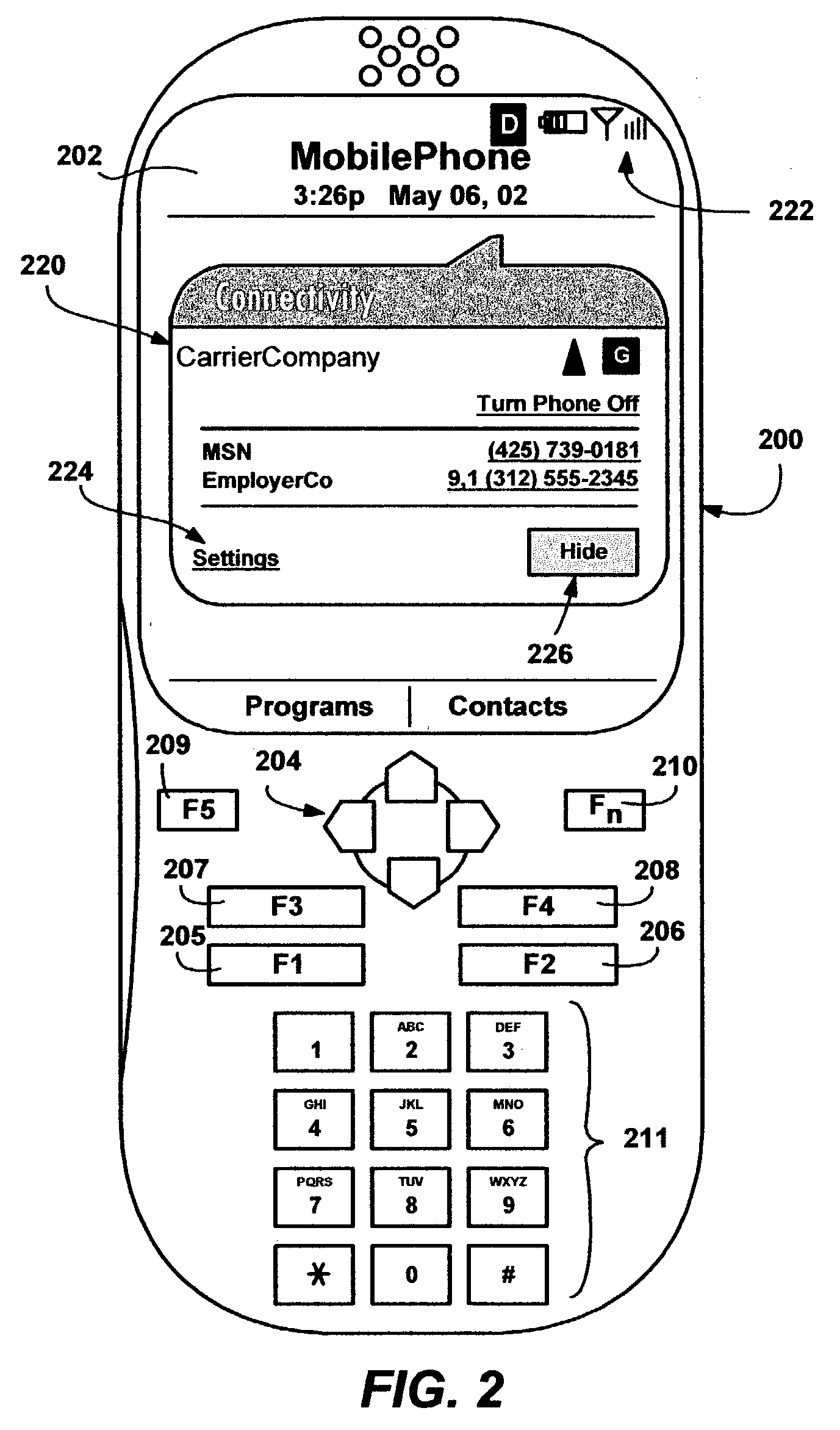 Connectivity notification displaying path to connection