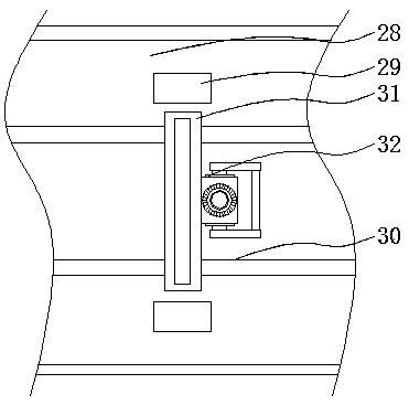 Sealing device of stable structure for mask packaging bag