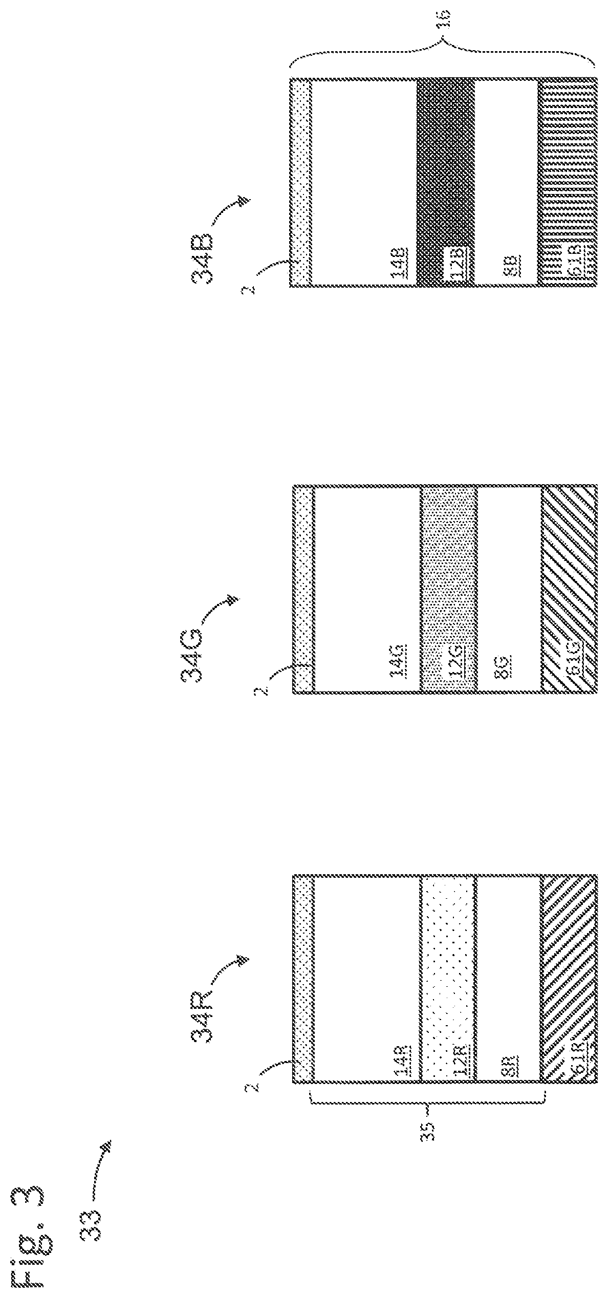 High-efficiency qled structures