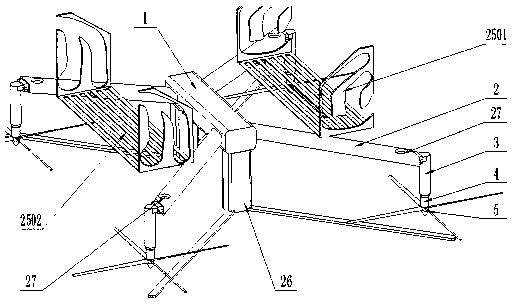 An automatic replacement fluorescent tube drone