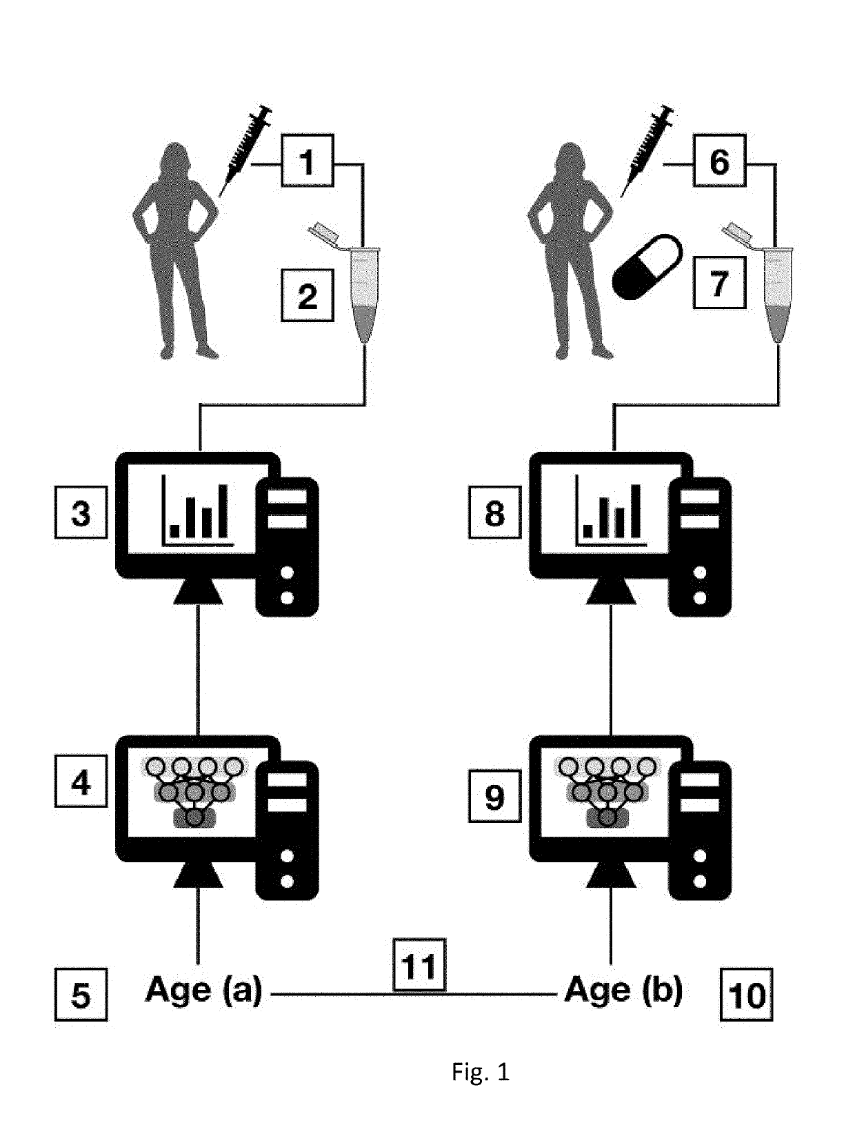Deep transcriptomic markers of human biological aging and methods of determining a biological aging clock