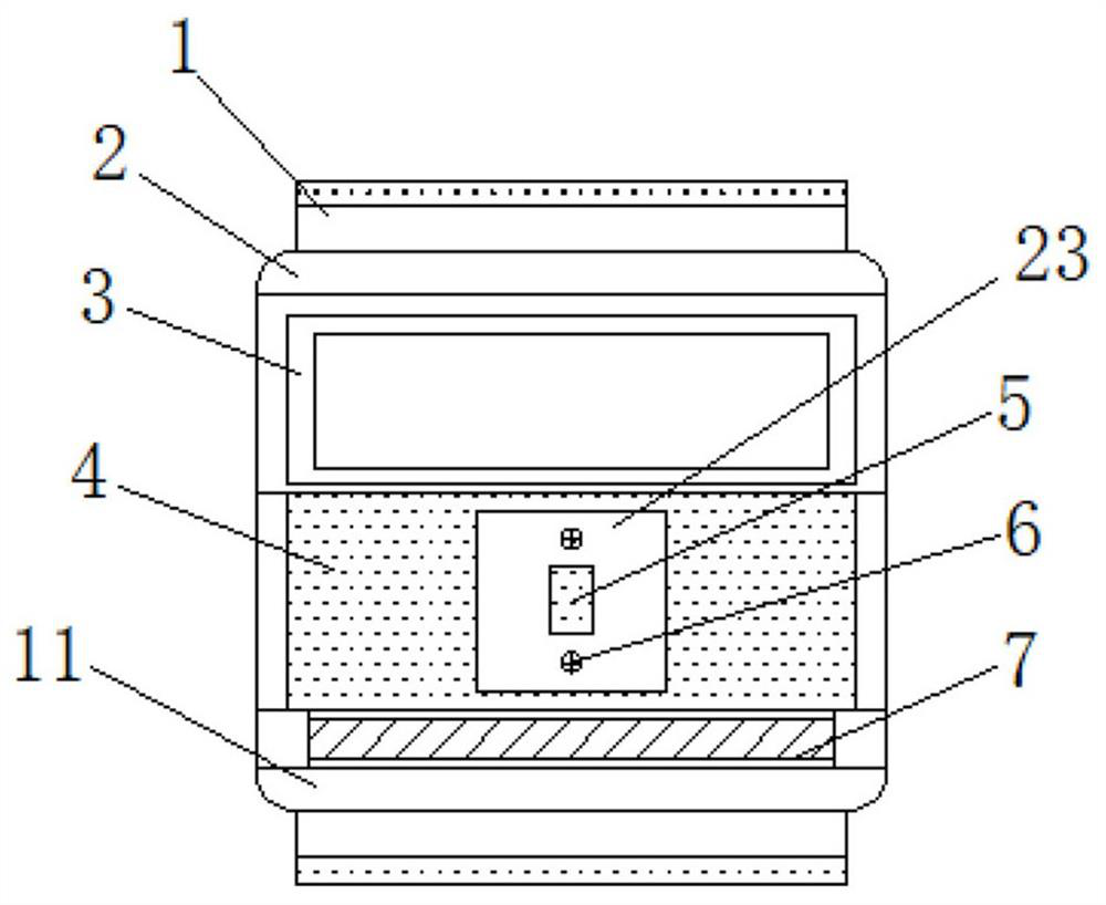 Vehicle sun visor LED lamp mounting structure