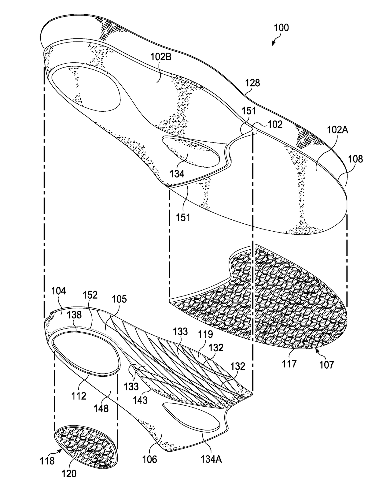 Contoured Support Shoe Insole